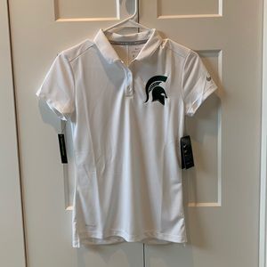 NWT Nike Women’s Michigan State Golf Shirt Size XS
